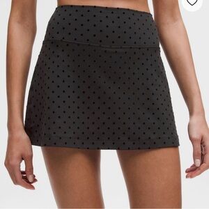 Lululemon Black Polka Dot Skirt